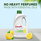 Alternate image 3 for Cascade 60 fl. oz. Free &amp; Clear Lemon Essence Gel Dishwasher Detergent