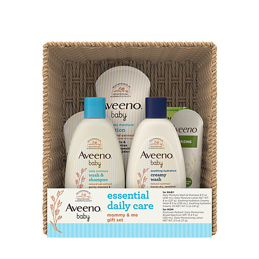 Alternate image 1 for Aveeno® Baby Essential Daily Care Baby & Mommy Gift Set
