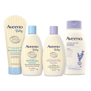 Aveeno&reg; Baby Bathtime Solutions Gift Set. View a larger version of this product image.