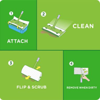 Swiffer&reg; Sweeper&trade; 2-Pack 19-Count Wet Mopping Cloths. View a larger version of this product image.