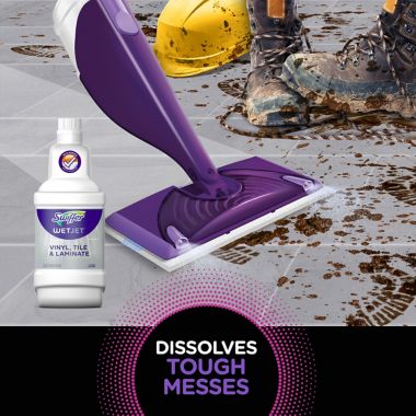 Swiffer&reg; WetJet&trade; 42 oz. Vinyl, Tile, and Laminate Solution Refill. View a larger version of this product image.