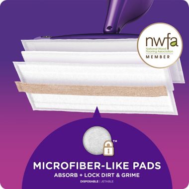Swiffer&reg; WetJet Wood&trade; 10-Count Mopping Pad Refill. View a larger version of this product image.