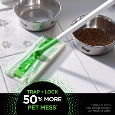 Swiffer&reg; Sweeper&trade; 20-Count Heavy Duty Pet Wet Mopping Pad Refills Fresh Scent. View a larger version of this product image.