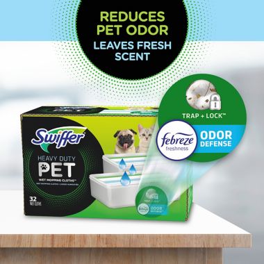 Swiffer&reg; Sweeper&trade; 20-Count Heavy Duty Pet Wet Mopping Pad Refills Fresh Scent. View a larger version of this product image.