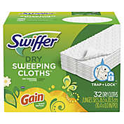 Swiffer&reg; Sweeper Dry Sweeping Cloths&trade; 32-Count Refills with Gain&trade; Scent