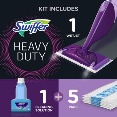 Swiffer&reg; WetJet&trade; Hardwood Floor Spray Mop Starter Kit. View a larger version of this product image.