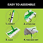 Alternate image 3 for Swiffer&reg; Sweeper&trade; 2-in-1 Dry and Wet Floor Sweeping and Mopping Starter Kit
