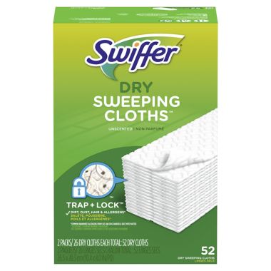 Swiffer&reg; Sweeper&trade; 2-Pack 26-Count Unscented Dry Cloth Refills. View a larger version of this product image.