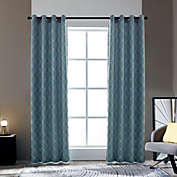 Lyndale Mila 54-Inch Grommet Room Darkening Window Curtain Panel in Blue (Single)