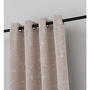 Lyndale Joy 84-Inch Grommet Room Darkening Window Curtain Panel in Blush (Single). View a larger version of this product image.