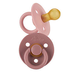 Itzy Ritzy® 2-Pack Soother Blossom & Rosewood Pacifiers in Pink