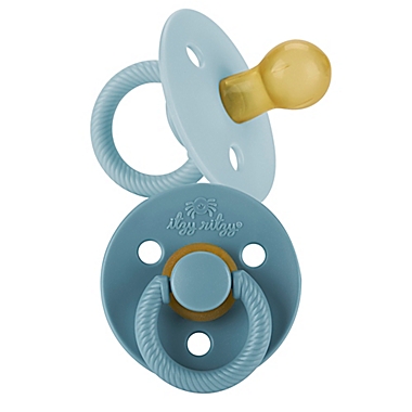 Itzy Ritzy&reg; 2-Pack Natural Rubber Pacifiers in Blue. View a larger version of this product image.