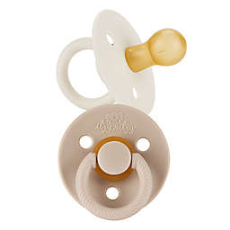 Itzy Ritzy® 2-Pack Soother Coconut & Toast Pacifiers in Neutral