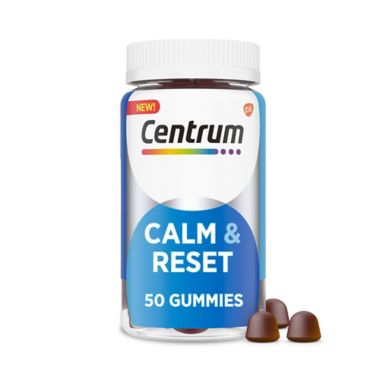 Centrum&reg; 50-Count Calm &amp; Reset Gummies. View a larger version of this product image.