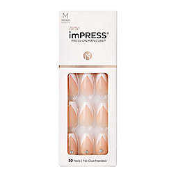 KISS® Medium Length imPRESS® Press-On Manicure® in So French