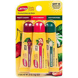 Carmex® 3-Pack Fruit Moisturizing Lip Balm Tubes