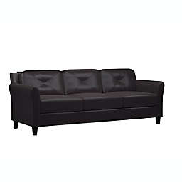 Lifestyle Solutions® Oliver Faux Leather Sofa in Java