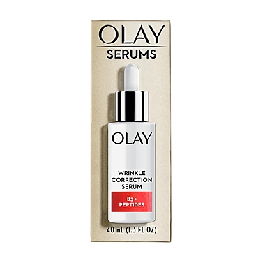 Olay&reg; 1.3 oz. Wrinkle Correction Serum with Vitamin B3 and Peptides. View a larger version of this product image.