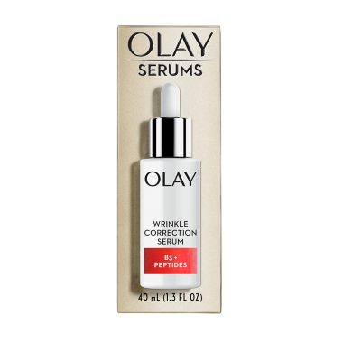 Olay&reg; 1.3 oz. Wrinkle Correction Serum with Vitamin B3 and Peptides. View a larger version of this product image.