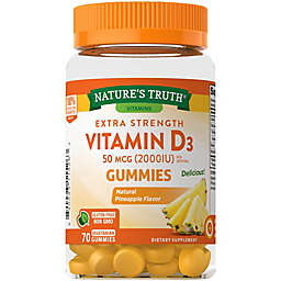 Nature’s Truth® 70-Count Extra Strength Vitamin D3 Gummies in Natural Pineapple