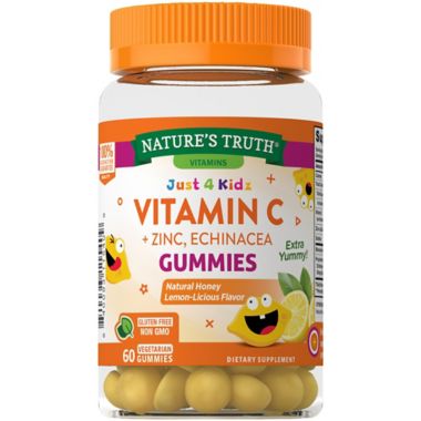 Nature&rsquo;s Truth&reg; 60-Count Just 4 Kidz Vitamin C with Zinc and Manuka Honey Gummies. View a larger version of this product image.