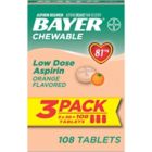 Alternate image 0 for Bayer&reg; Children's Aspirin 108-Count Chewable Tablets