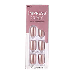 KISS® imPRESS® Color Press-On Manicure in Paralyzed Pink (Set of 30)