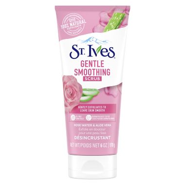 St. Ives&reg; 6 oz. Gentle Smoothing Rose Water and Aloe Vera Face Scrub. View a larger version of this product image.