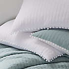 Alternate image 2 for Levtex Home Pom Pom King Pillow Sham in White