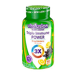 vitafusion 60-Count Triple Immune Power Gummies with Elderberry