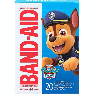 Johnson &amp; Johnson Band-Aid&reg; PAW Patrol&trade; 20-Count Assorted Bandages. View a larger version of this product image.