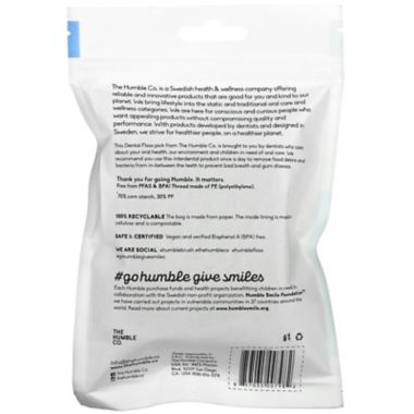 The Humble Co. 50-Count Grip Handle Floss Picks in Mint. View a larger version of this product image.