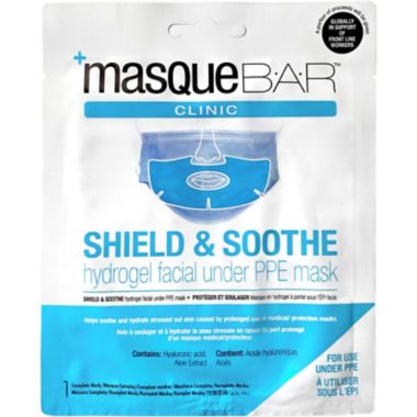 masque BAR&trade; Shield &amp; Soothe PPE Facial Hydrogel Mask. View a larger version of this product image.