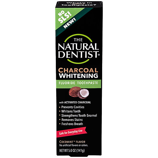 Alternate image 1 for The Natural Dentist® 5 oz. Charcoal Whitening Fluroide Toothpaste