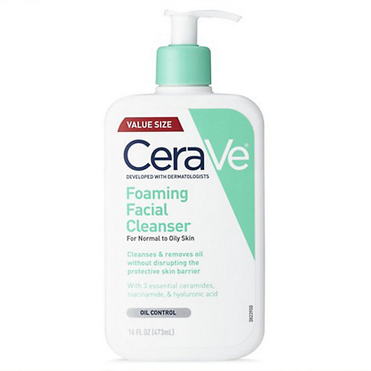 Alternate image 1 for CeraVe® 16 oz. Foaming Facial Cleanser