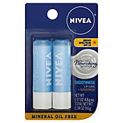 Nivea&reg; 2-Pack Moisturizing Lip Balm