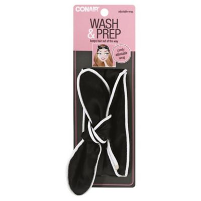 Conair&reg; Wash and Prep Spa Headwrap with Velcro&reg;