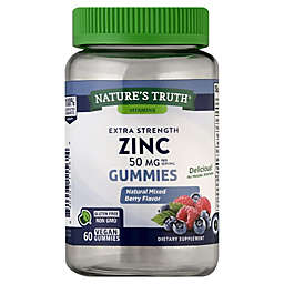 Nature’s Truth® 60-Count Extra Strength Zinc Gummies in Mixed Berry