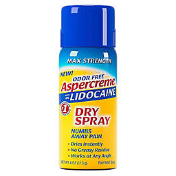 Aspercreme&reg; 4 oz. Maximum Strength Odor-Free Pain Relieving Dry Spray with Lidocaine