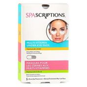 Global Beauty Care&reg; SPAscriptions&trade; 5-Count Multi-Vitamin Under-Eye Pads