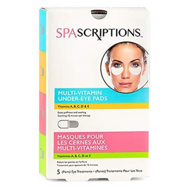 Global Beauty Care&reg; SPAscriptions&trade; 5-Count Multi-Vitamin Under-Eye Pads. View a larger version of this product image.