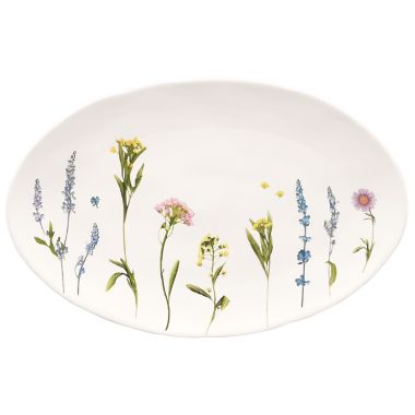 Bee &amp; Willow&trade; 15.25-Inch Charlotte Floral Organic Serving Platter. View a larger version of this product image.