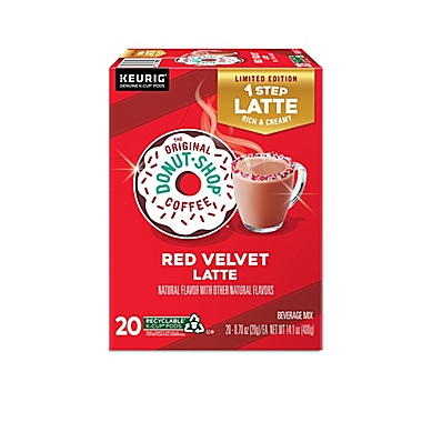 The Original Donut Shop&reg; Red Velvet Latte Keurig&reg; K-Cup&reg; Pods 20-Count. View a larger version of this product image.
