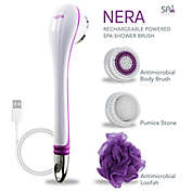 Spa Sciences NERA 3-in-1 Shower Body Brush in White