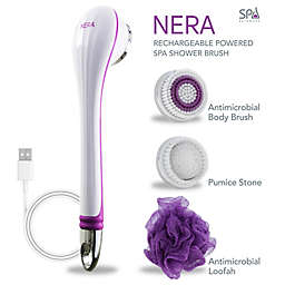 Spa Sciences NERA 3-in-1 Shower Body Brush in White
