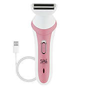 Spa Sciences ZIVA&trade; Wet and Dry Rechargeable Lady Shaver in White