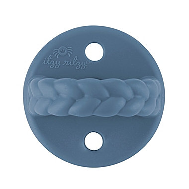Itzy Ritzy&reg; Sweetie Soother&trade; Size 0-6M 2-Pack Orthodontic Silicone Pacifier in Blue. View a larger version of this product image.