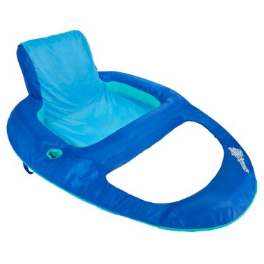 Swim Ways&reg; XL Spring Float Pool Recliner in Blue. View a larger version of this product image.