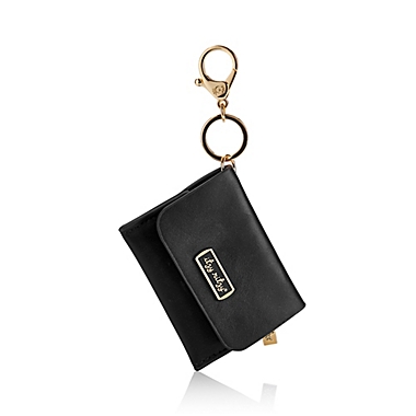 Itzy Ritzy&reg; Mini Wallet&trade; Card Holder in Black. View a larger version of this product image.