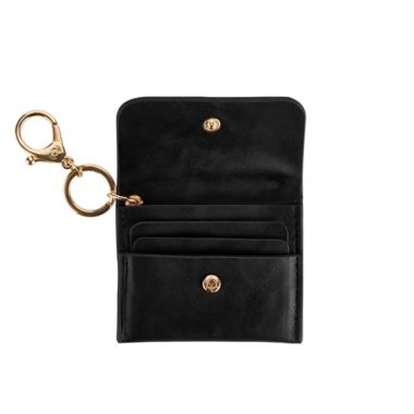 Itzy Ritzy&reg; Mini Wallet&trade; Card Holder in Black. View a larger version of this product image.